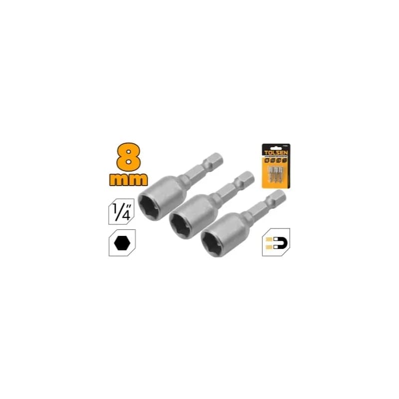 Set magnetnih nasadnih ključeva, 3 dijela 8mm (šifra 77823)