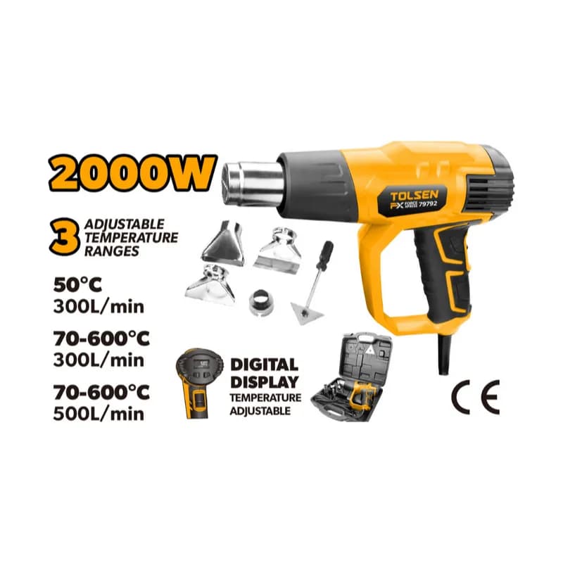 Pištolj za vrući zrak 2000W (šifra 79792)